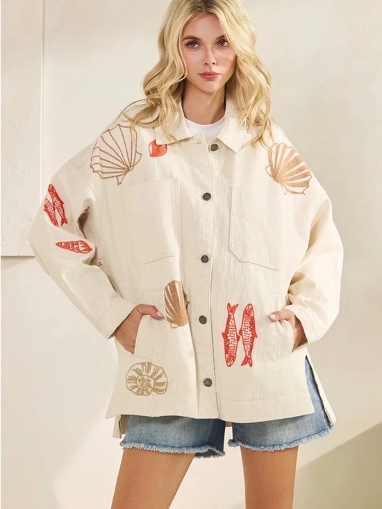Free People Jackets & Blazers - We The Free/Free People Madison City Embroidered Jacket Size XS NWT